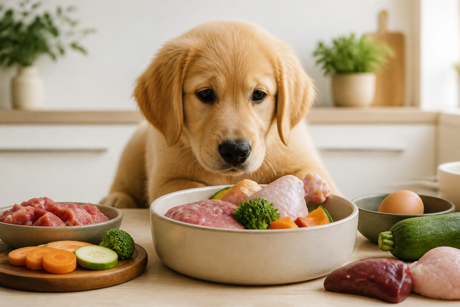 ¿Alergias? Dieta BARF para cachorros con salud delicada