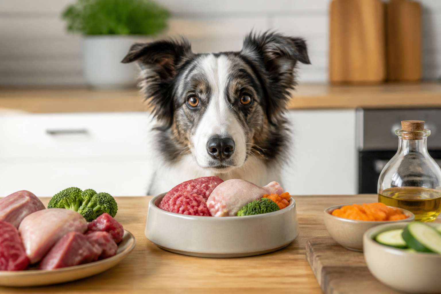 Recetas dieta BARF perros: guía de transición segura