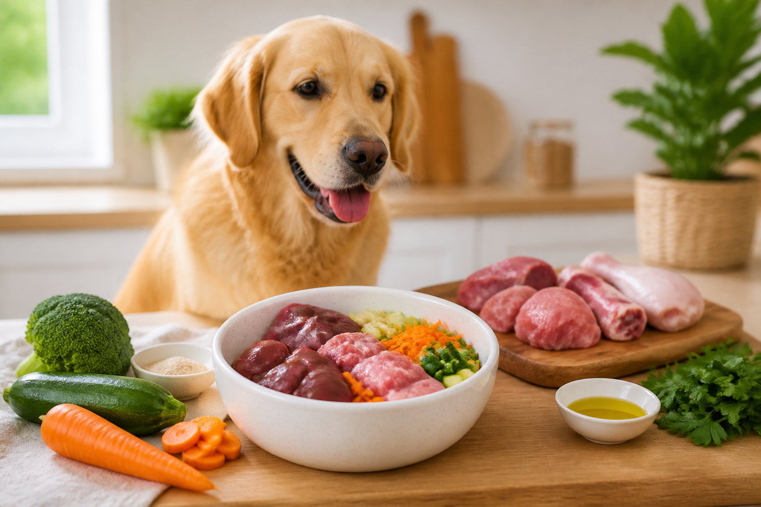 Transición fácil: recetas dieta BARF perros principiantes